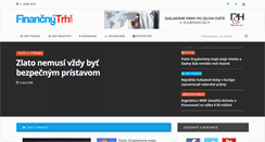 Desktop Screenshot of financnytrh.com